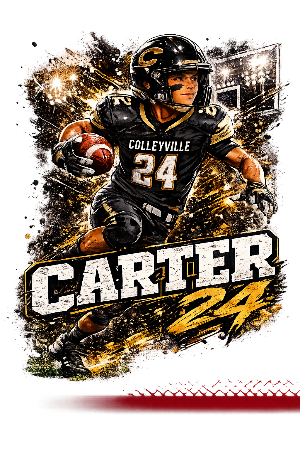 Carter #24 Football