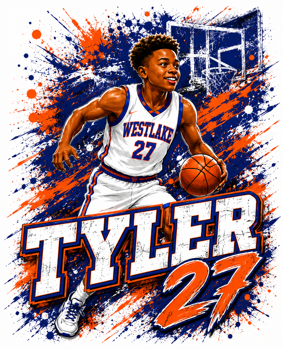 Tyler #27 Basketball